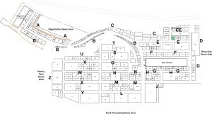 map of the quarry hosting Hillhead 2026
