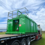 An ATI bunded tank being delivered