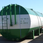 One of ATI's 100m³ Horizontal storage tanks