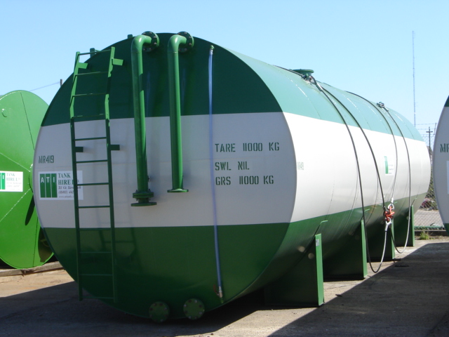 One of ATI's 100m³ Horizontal storage tanks
