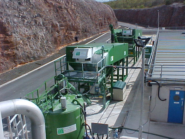 ATI's horizontal silos and bunded tanks in use on site