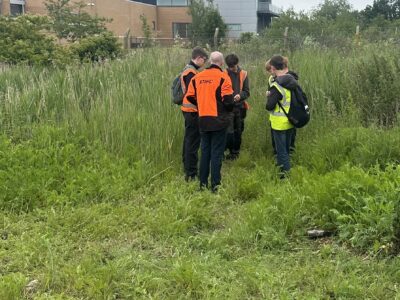 Students Help Lay the Foundations for New Memorial Garden and Biodiversity Project