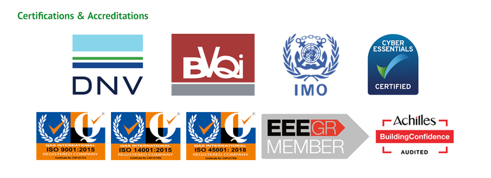 Banner showing the logos of ATI's Certifications & Accreditations