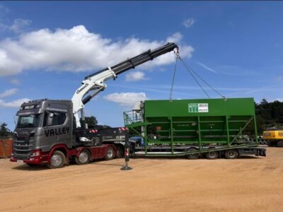 36m³ Horizontal Silo Delivered for Local Deep Soil Mixing Project
